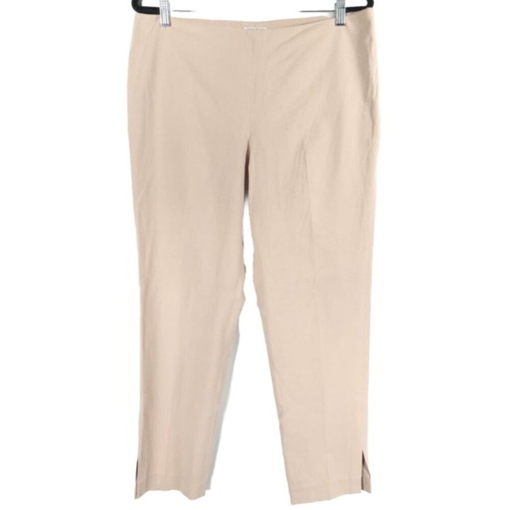 BRUNELLO CUCINELLI MADE IN ITALY 🇮🇹 Cotton Blend Dress Pants Slit Hem Size 14